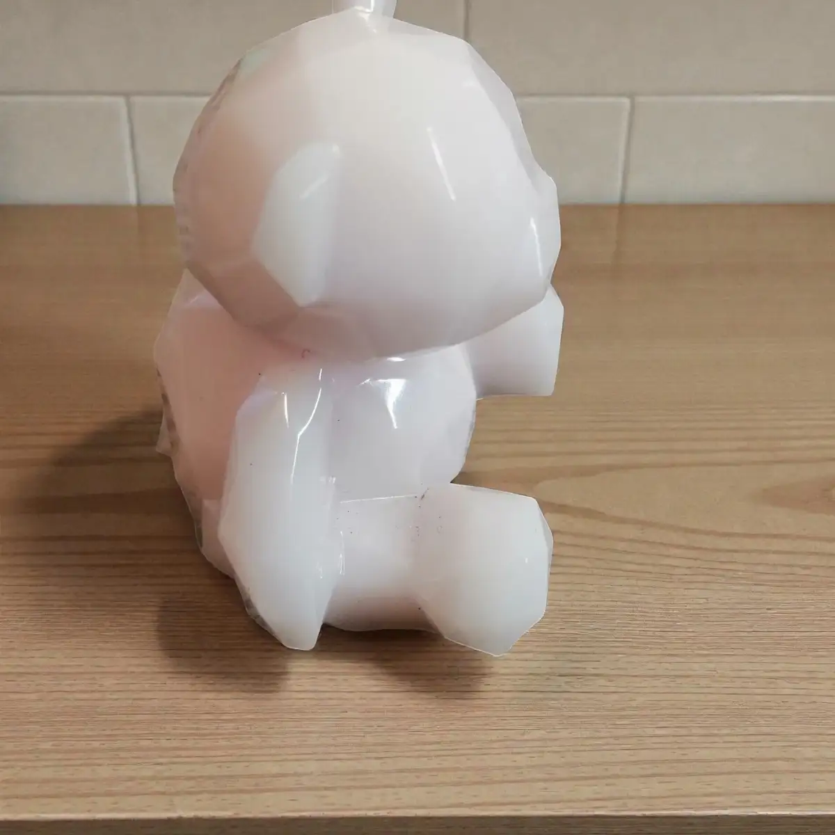 Figurine ourson géométrique