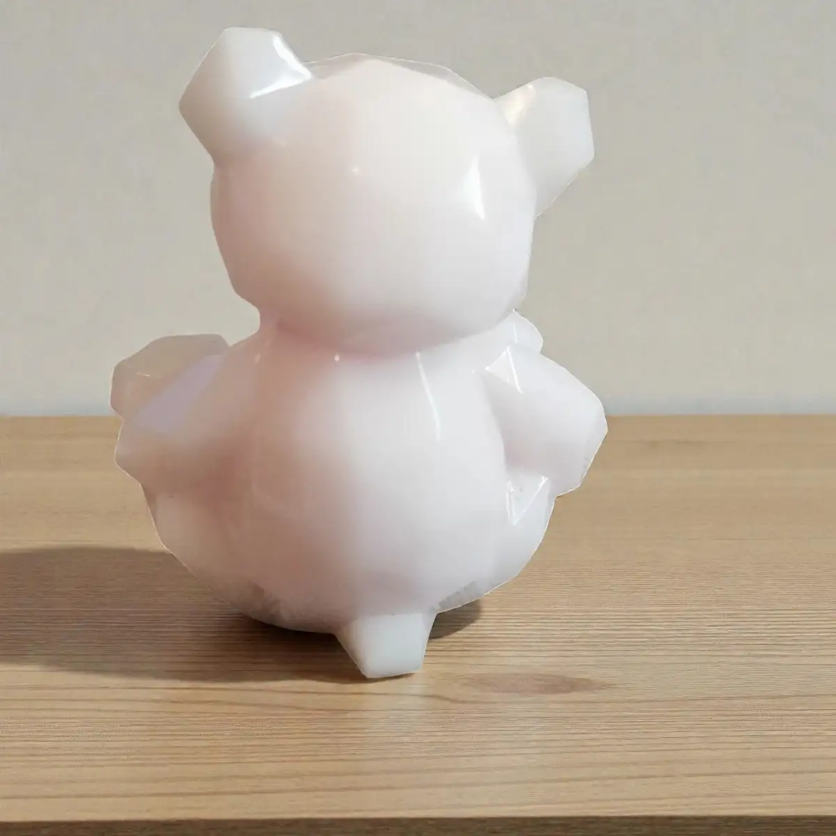 Figurine ourson géométrique