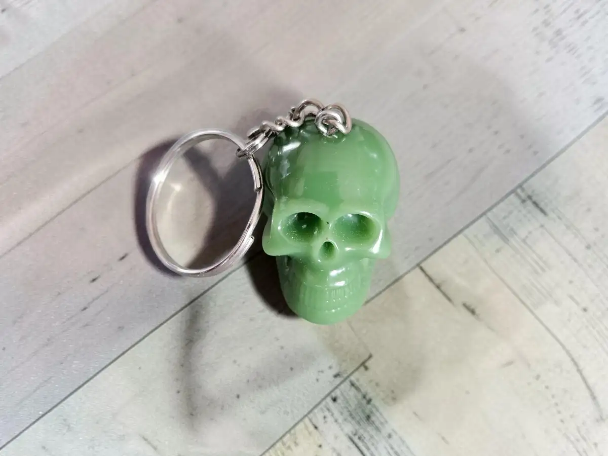 Porte clef tête de mort