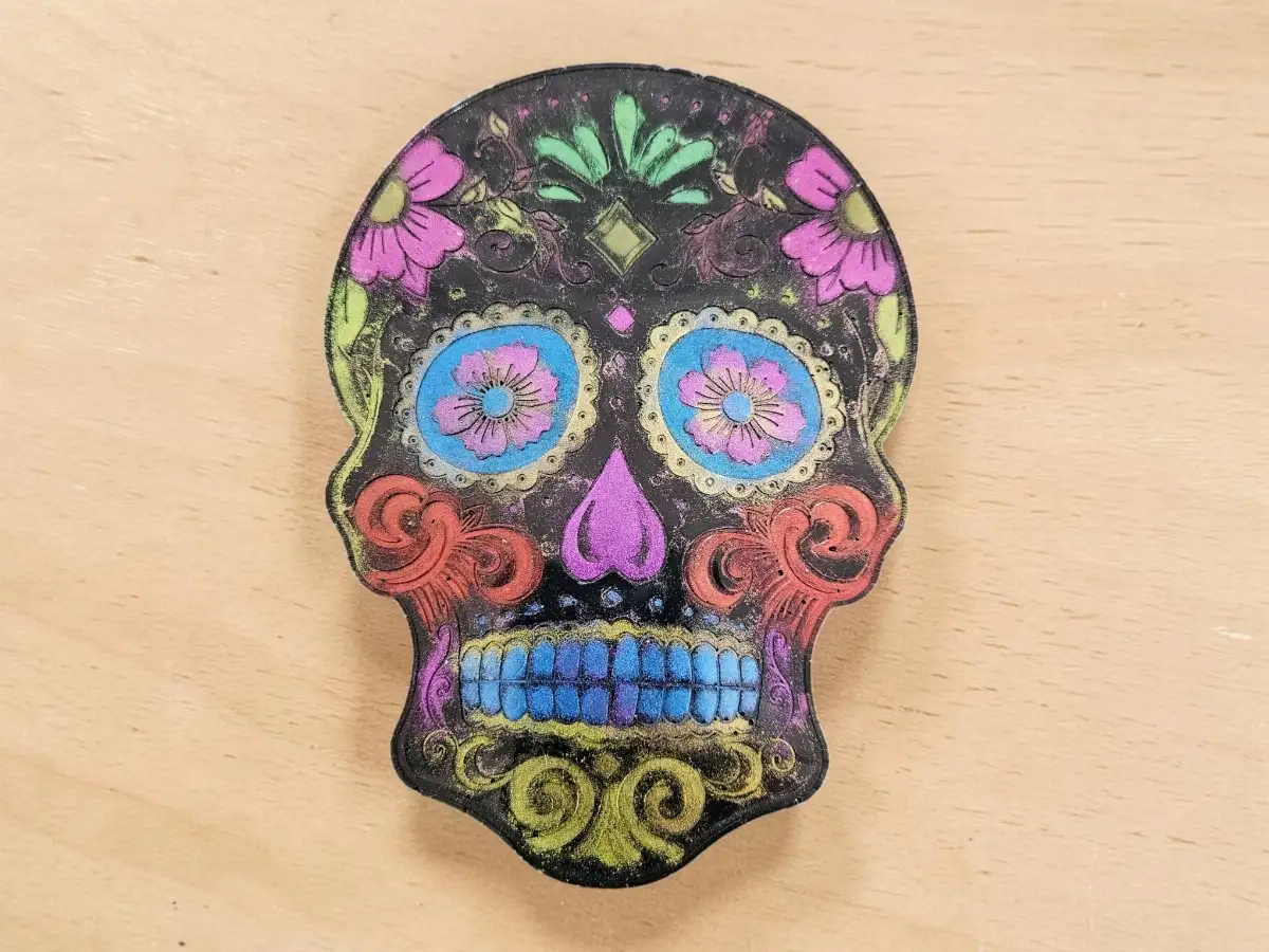 Tête de Mort Calavera (plate)