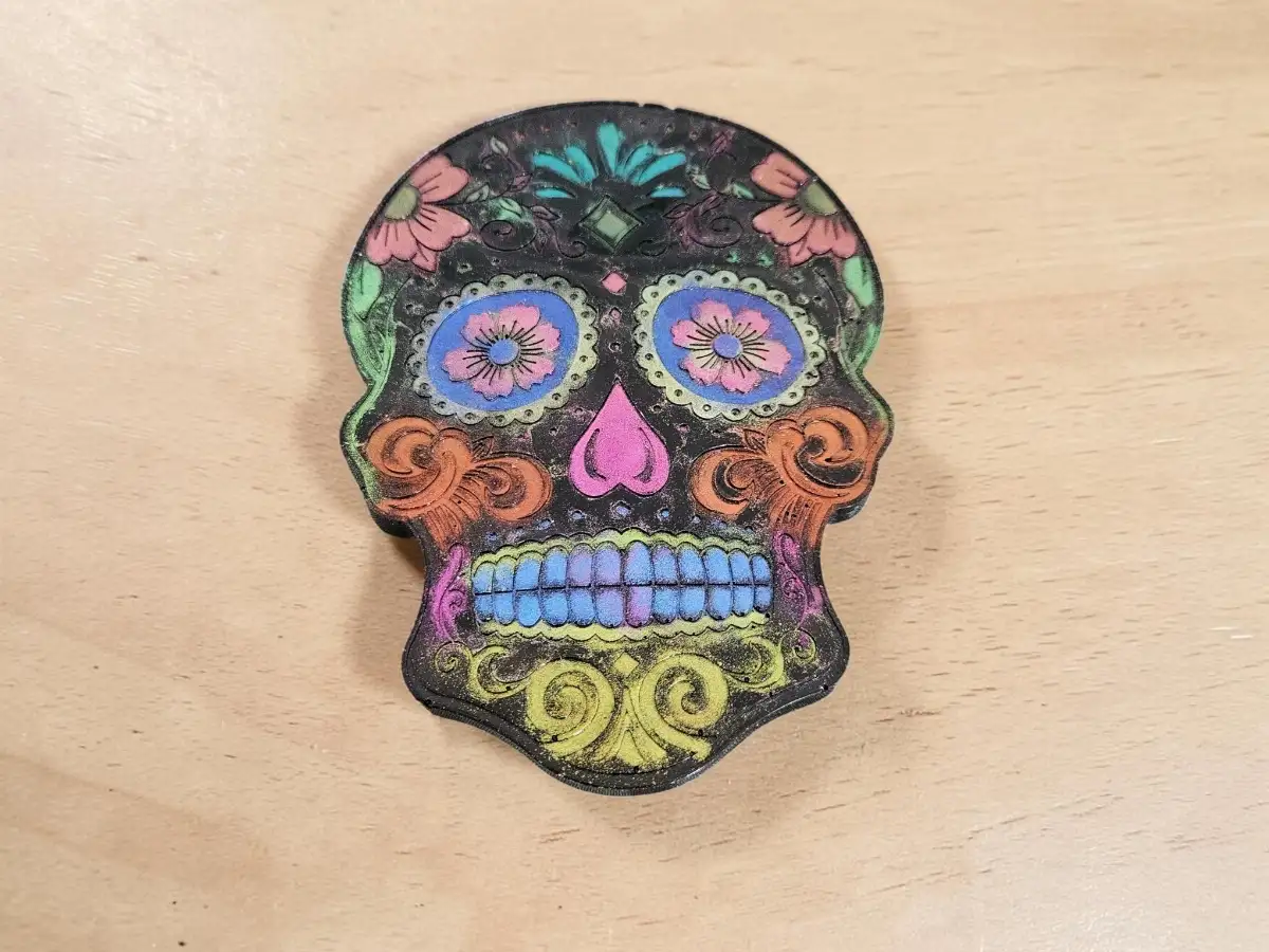 Tête de Mort Calavera (plate)