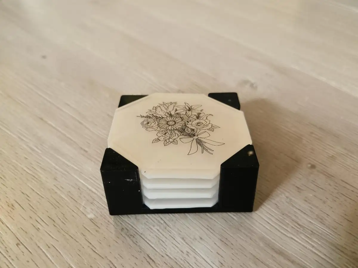 Sous-verres + support