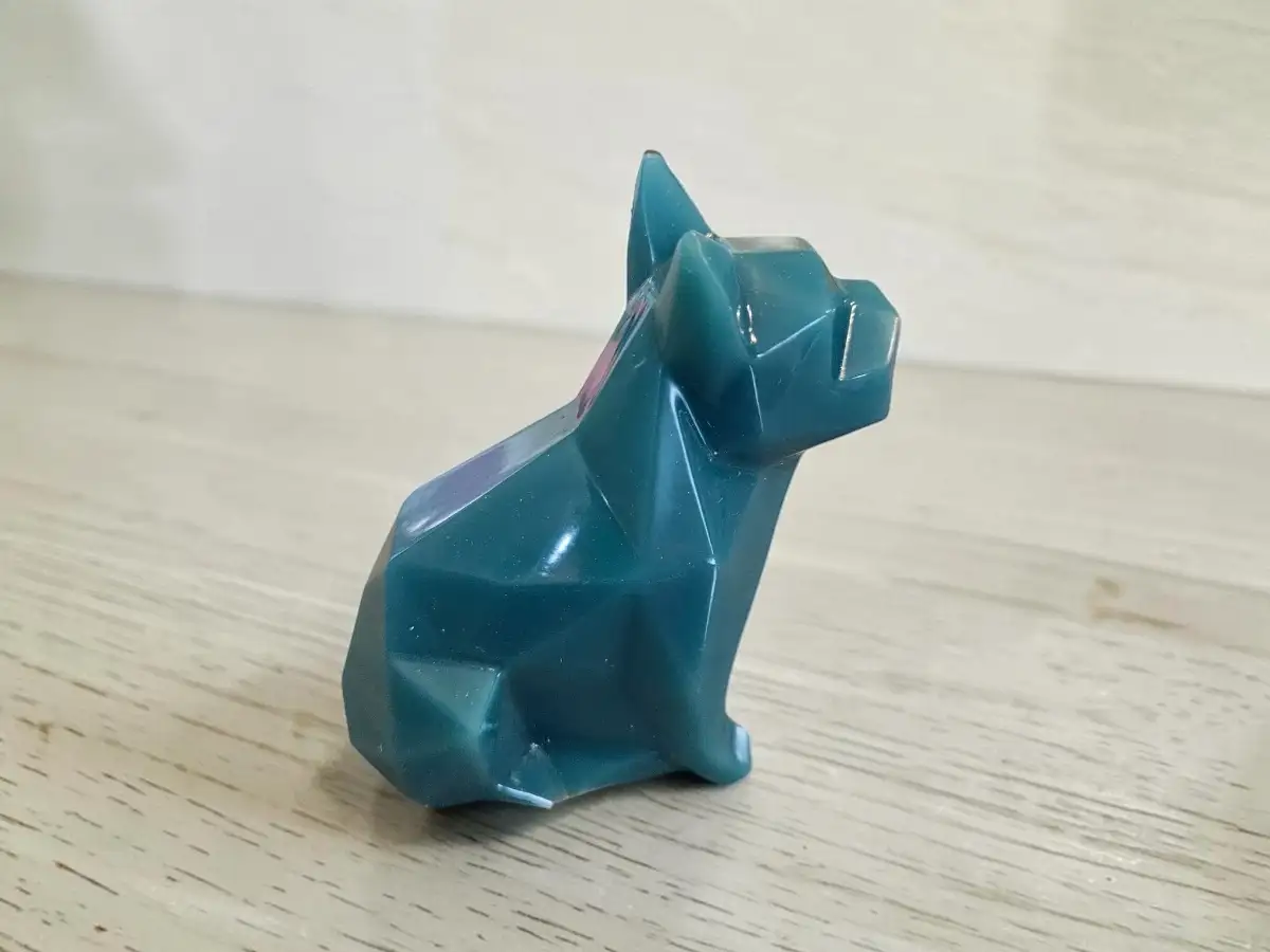 Figurine bouledogue origami
