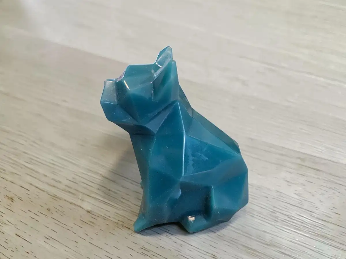 Figurine bouledogue origami